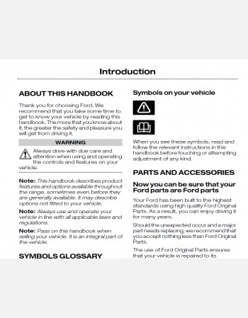 ford focus 2010 owners manual